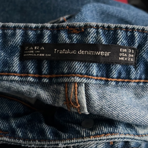 ZARA Medium wash Mom Jeans - Picture 7 of 8